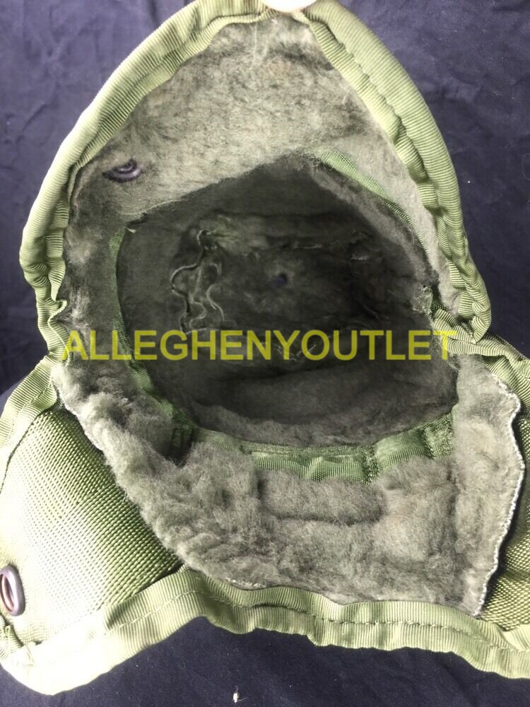 2 Military US Army 1 QT QUART CANTEEN COVER 1QT POUCH CARRIER OD WITH CLIPS VGC