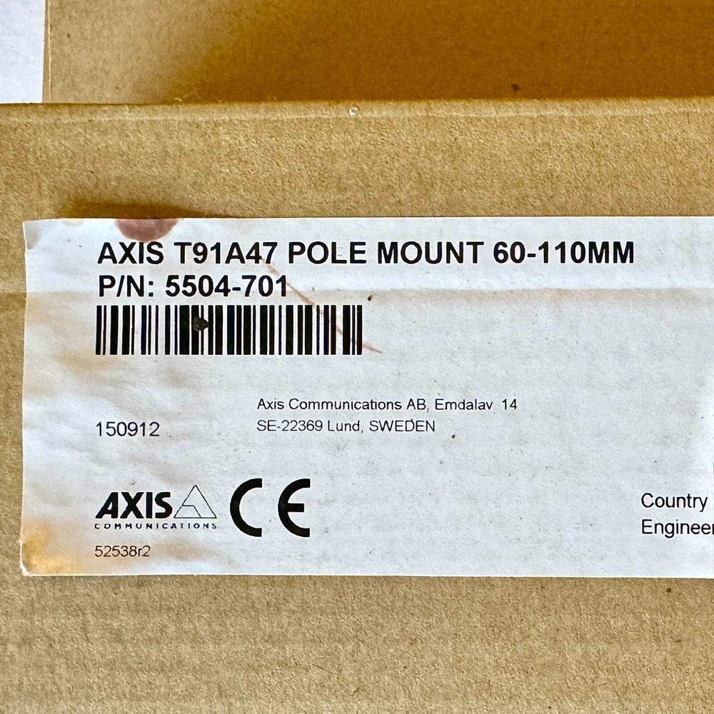 Axis T91A47 Pole Mount 60-110mm CCTV Camera NEW