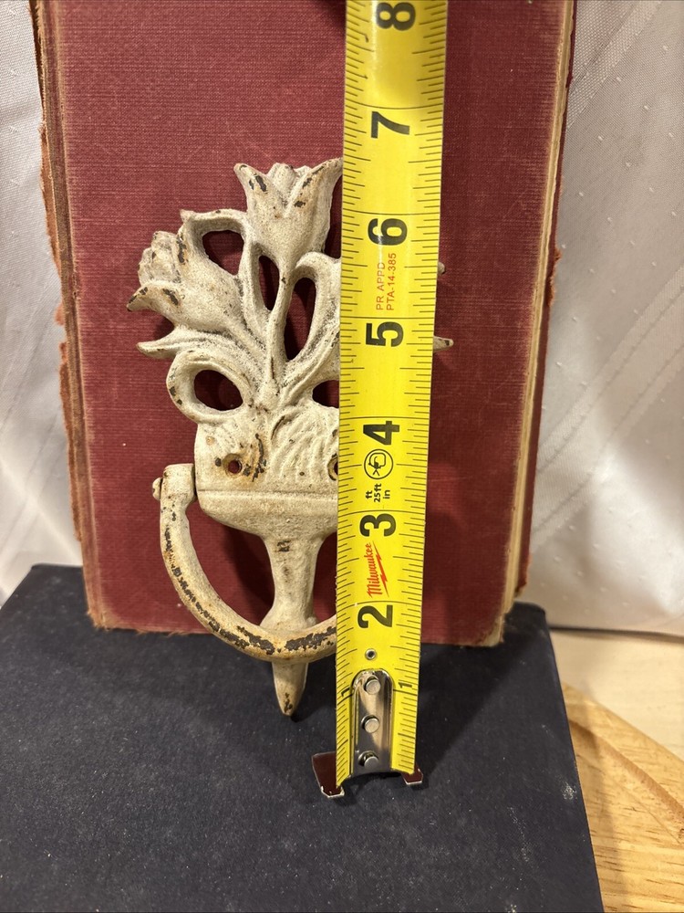 Rustic Cast Iron Tulip Door Knocker