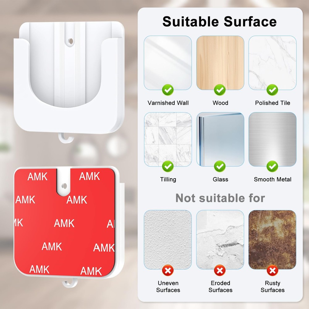Adhesive Tapo Camera Mount Fits for Indoor Security White