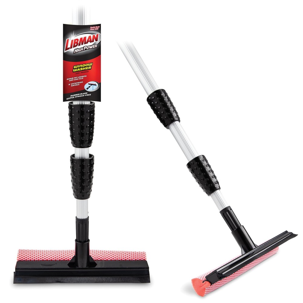 Libman 8 Foot Telescopic Window Washer Squeegee