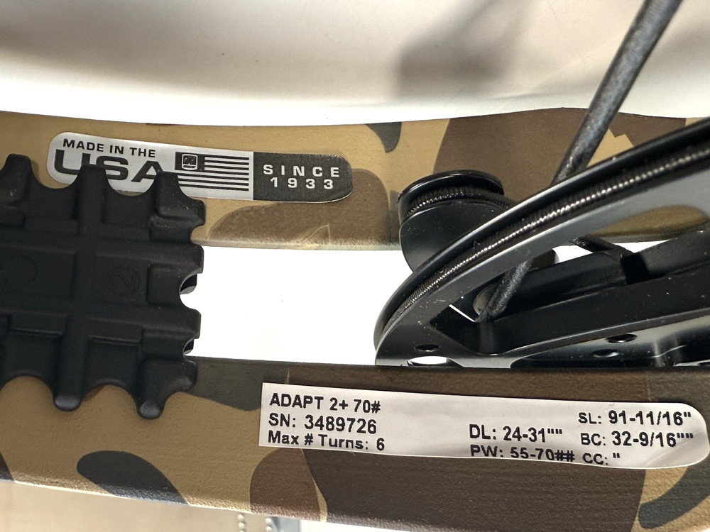 Bear THP Adapt 2+ RTH, 70 lb., Right Hand, Throwback Green