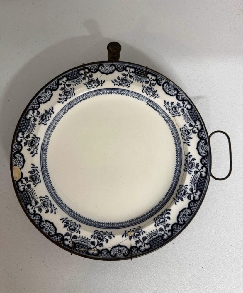 Antique Ceramic Warming Plate