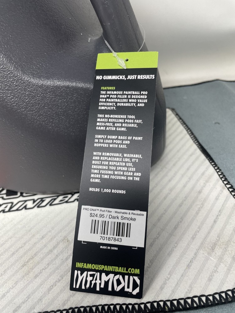PRO DNA Pod Filler - Washable & Reusable (Dark Smoke)