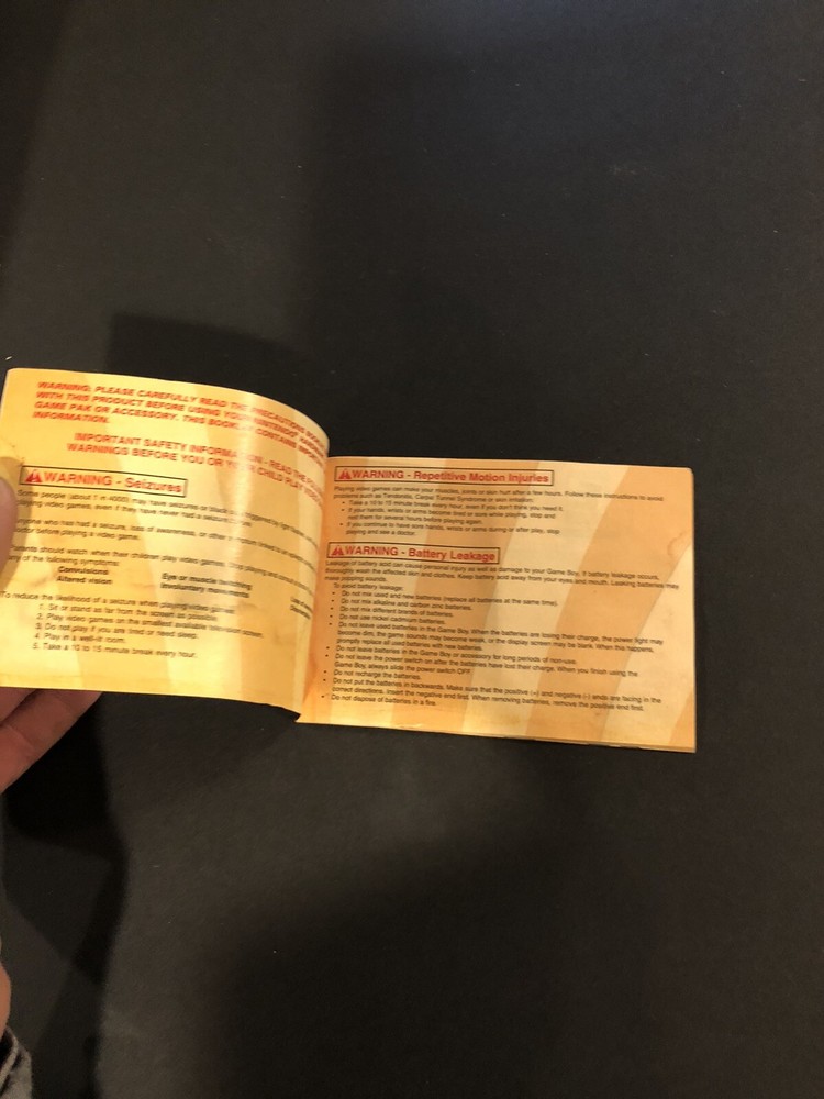 aero the acrobat gba Manual Only