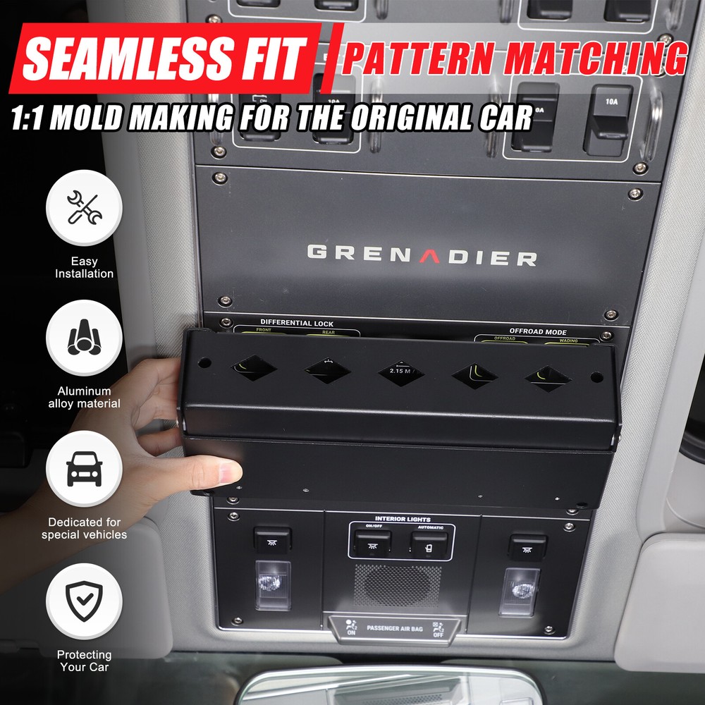 Overhead Console Panel Storage Basket Sunglass Tidy Box For Ineos Grenadier 2020