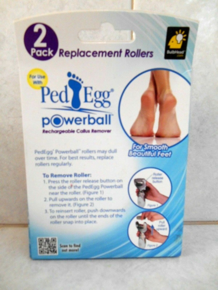 Ped egg power ball replacement rollers 2 pack original, retail box