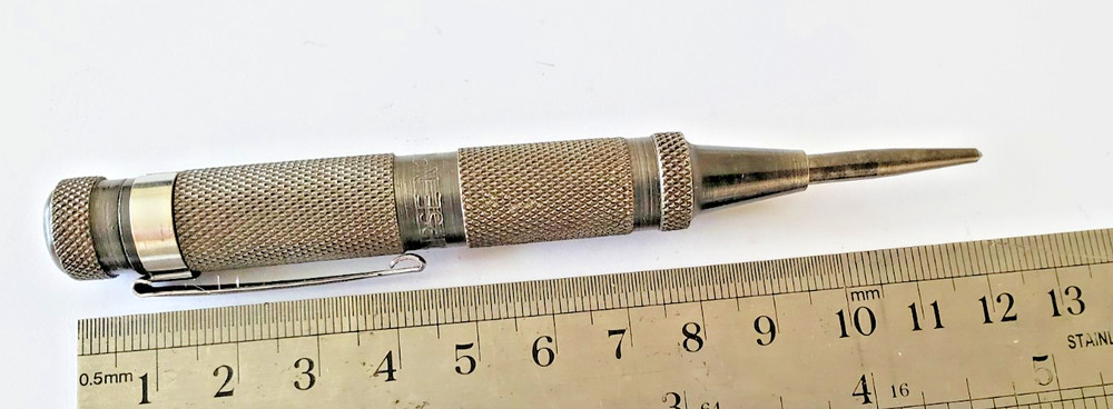 Vintage 1960s Eclipse No.171 Automatic Centre Punch Fully Working Tool Excellent