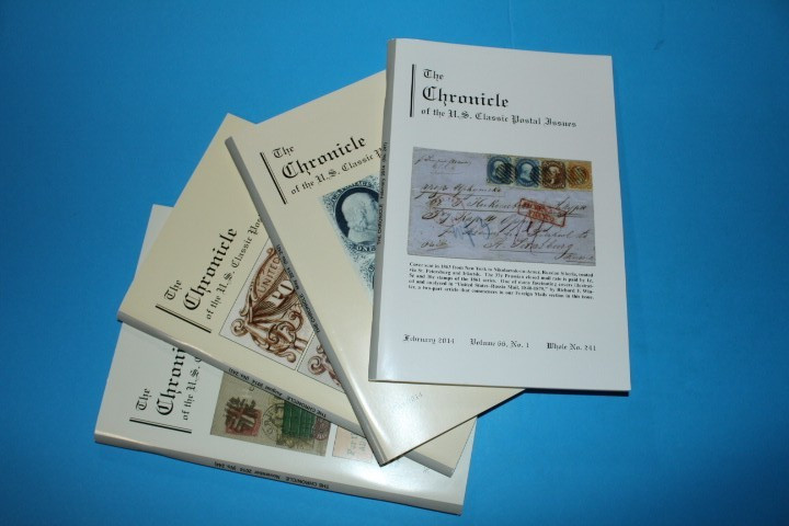The Chronicle of US Classic Postal Issues 2014 Full year BlueLakeStamps Timeless