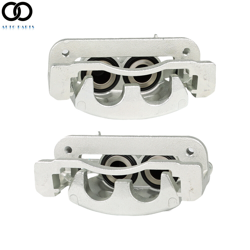 Pair Front Brake Calipers For Chevy Silverado 1500 2008-2018 GMC Sierra Yukon