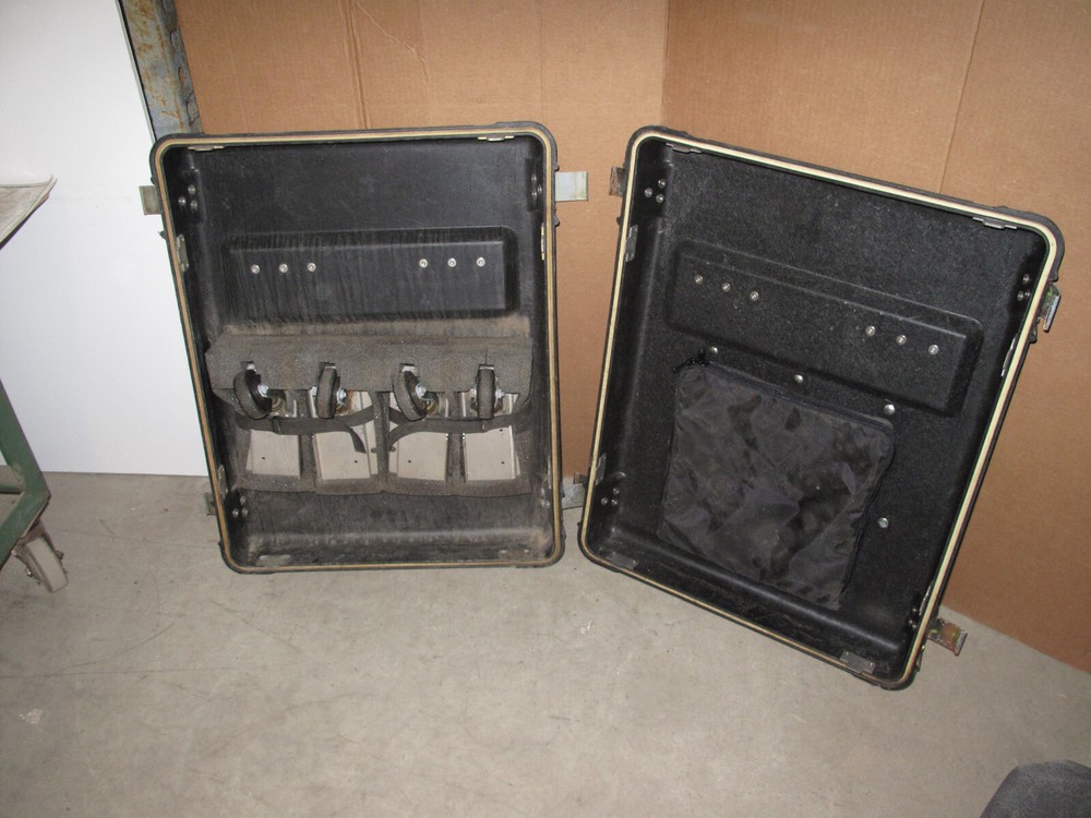 Rackmount 14U 19x24 Wheeled ECS Composite Shockmount Electronics Equip Case TSC