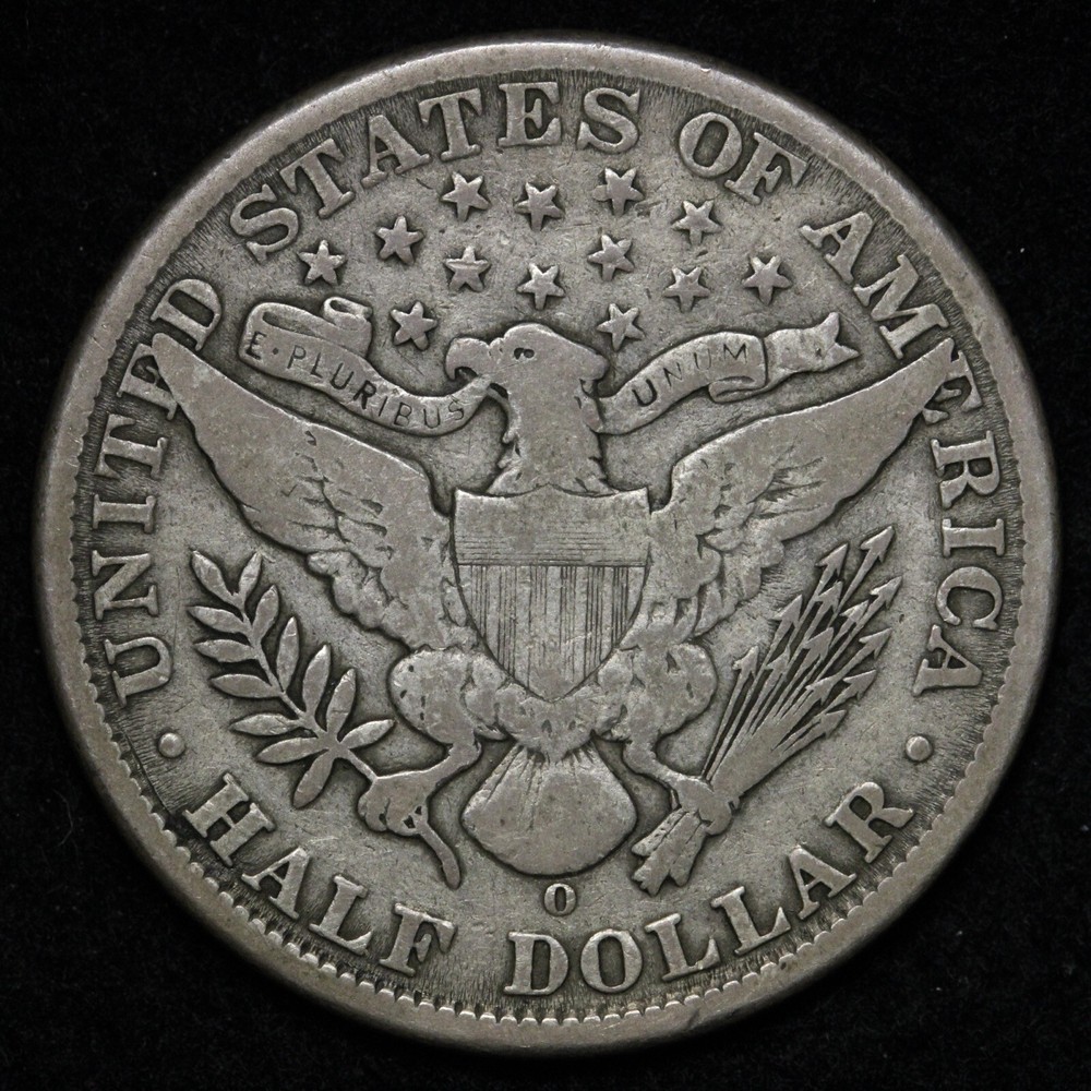 1907-O Barber Silver Half Dollar FINE E308 ZNM