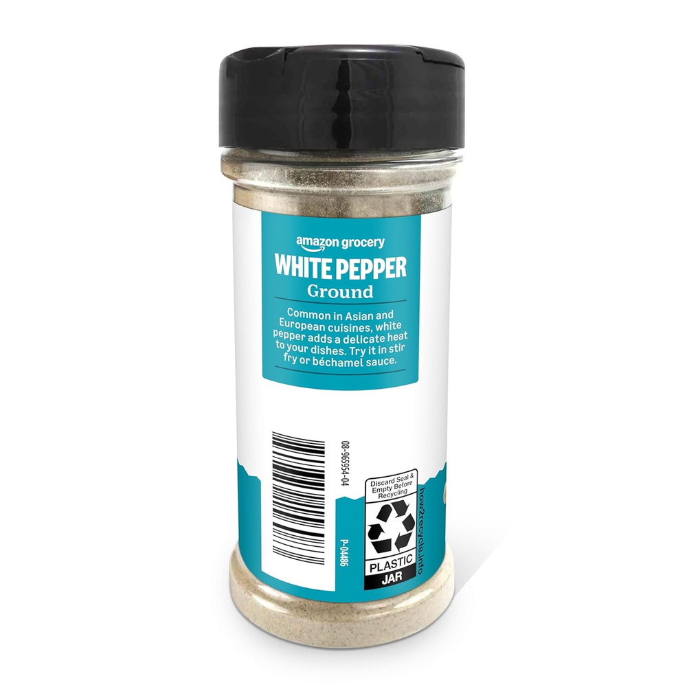 , Ground White Pepper, 3 Oz