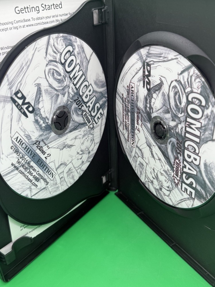 ComicBase 2015 DVD(3 Disc Set) ARCHIVE EDITION Software