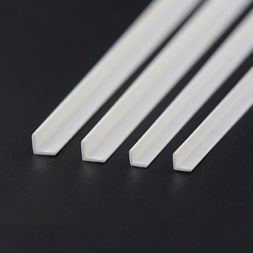 30PCS Styrene ABS Angles L-shaped Architectual 50cm for Model Layout ABS05