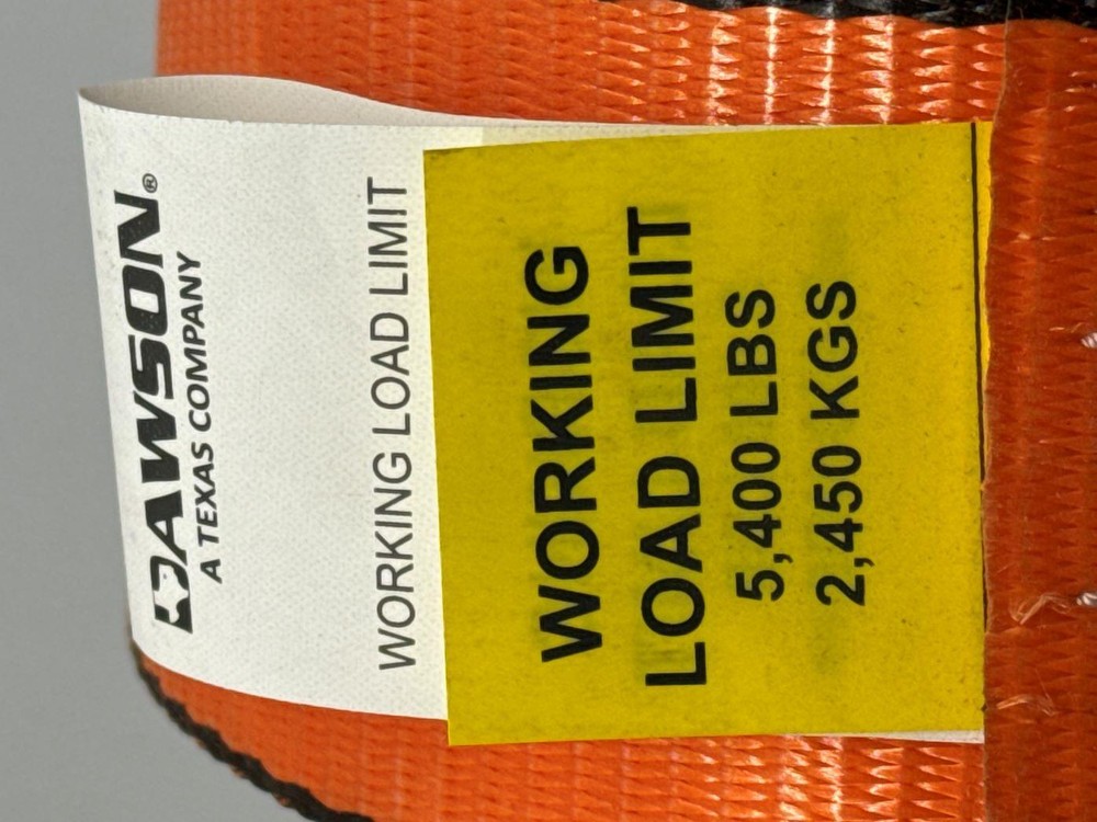 3"X30' Winch Strap with Flat Hook 4 Pack