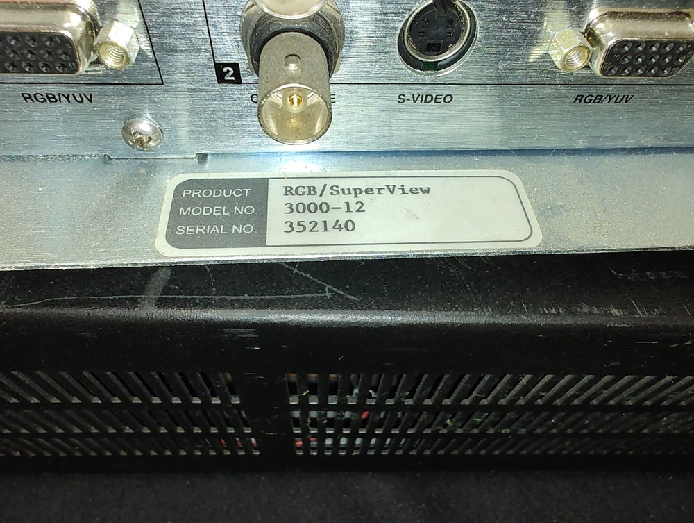 RGB Spectrum SuperView Multi-Input Display Processor 3000-12