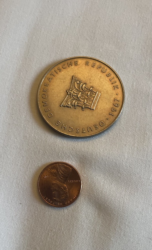 DDR 1961 Medal Silver Staatsoper