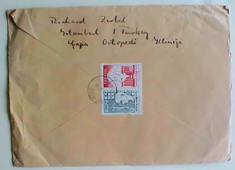 TURKEY 16 STAMPS TO US