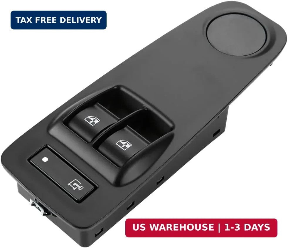 Front Driver Side Master Power Window Switch - Compatible for Ram ProMaster 1500