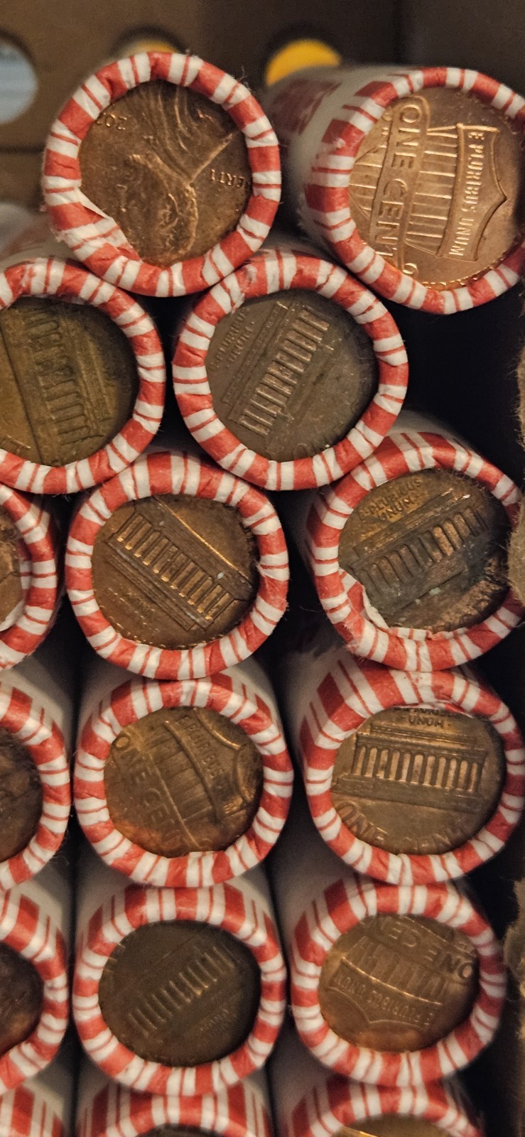 1 Roll of Lincoln Cents All Mixed Pennies 50-Cent Coin Rolls Various Dates