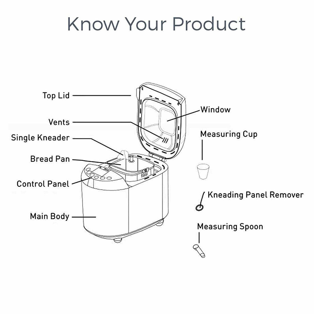 Atta & Bread Maker Machine -Automatically Mix Makes Hygienically & Conveniently