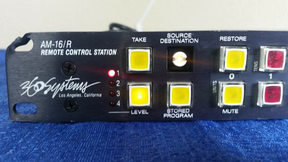 360 Systems AM-16/R Remote Control Station