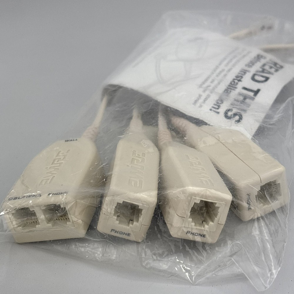 2Wire DSL Filter Kit 4 Pack Inline DSL Phone Filters