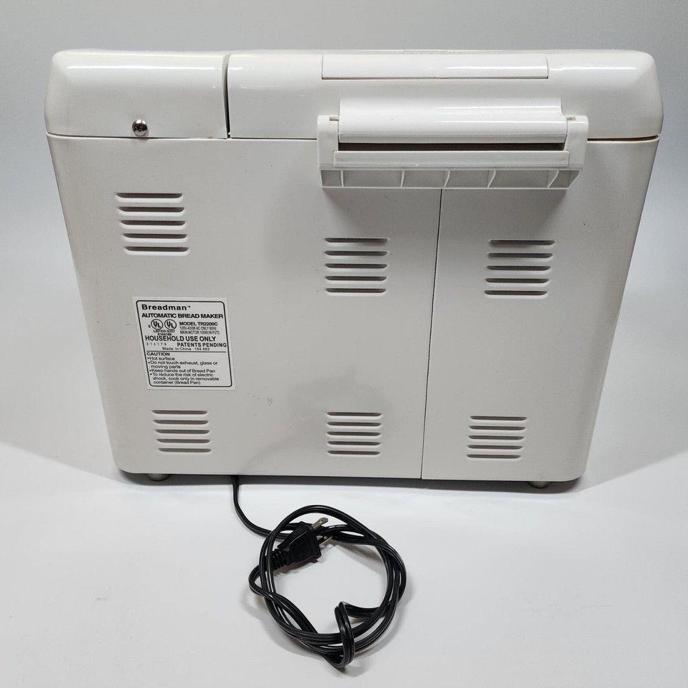 Breadman Ultimate Automatic Bread Maker Model TR2200C Home Baking Machine WORKS