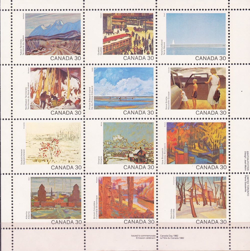 W CANADA 0966a LR2 PAINTINGS