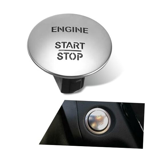 Car Engine Start Stop Button Switch, Start-Stop Switch Button, Replacement OEM