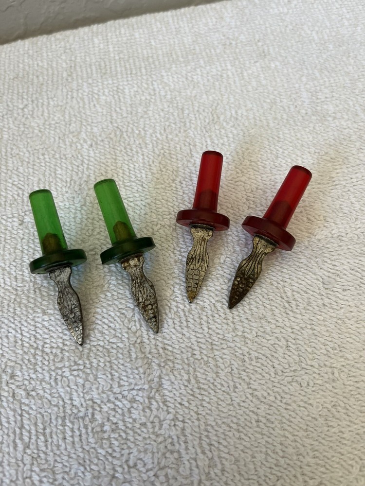 Bakelite Or Lucite Corn Cob Holders
