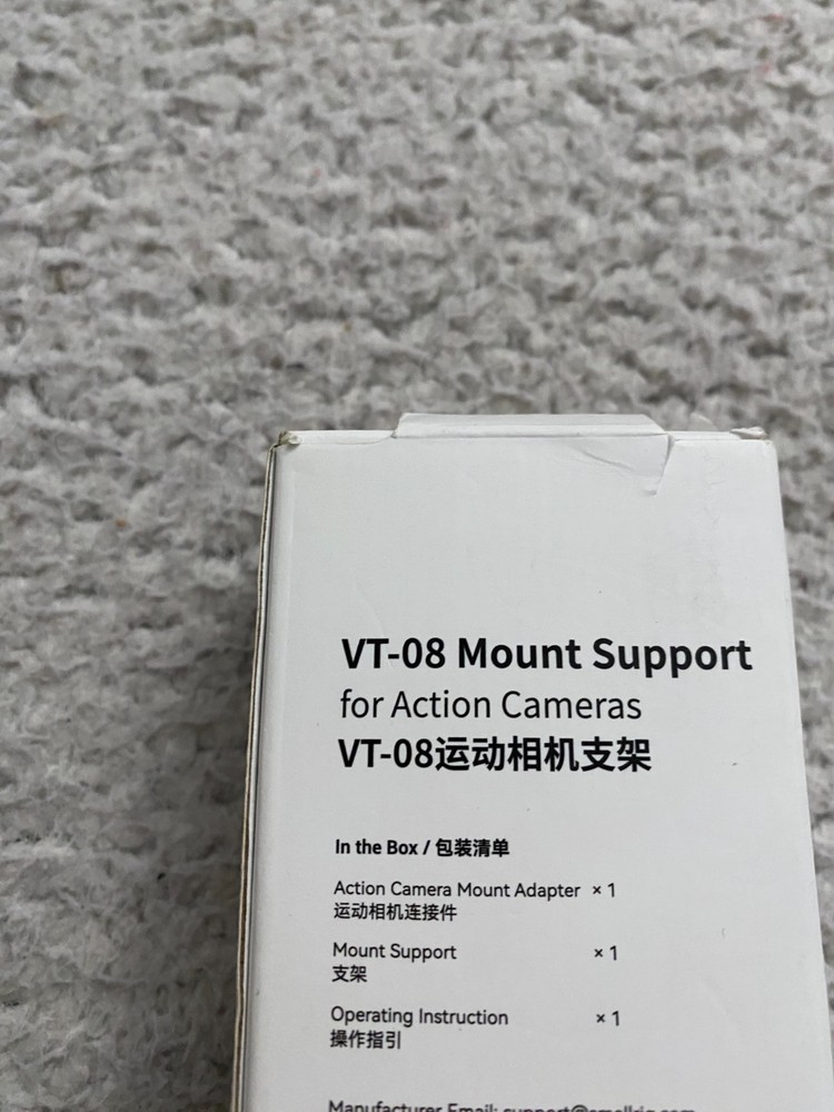 SmallRig VT-08 Mount Support for Action Cameras