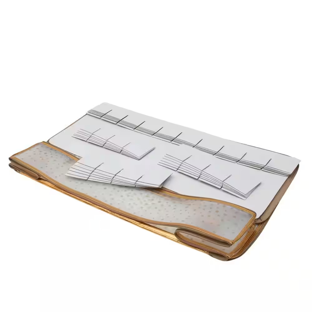 Gold Polypropylene 80 Count Ornament Storage Organizer