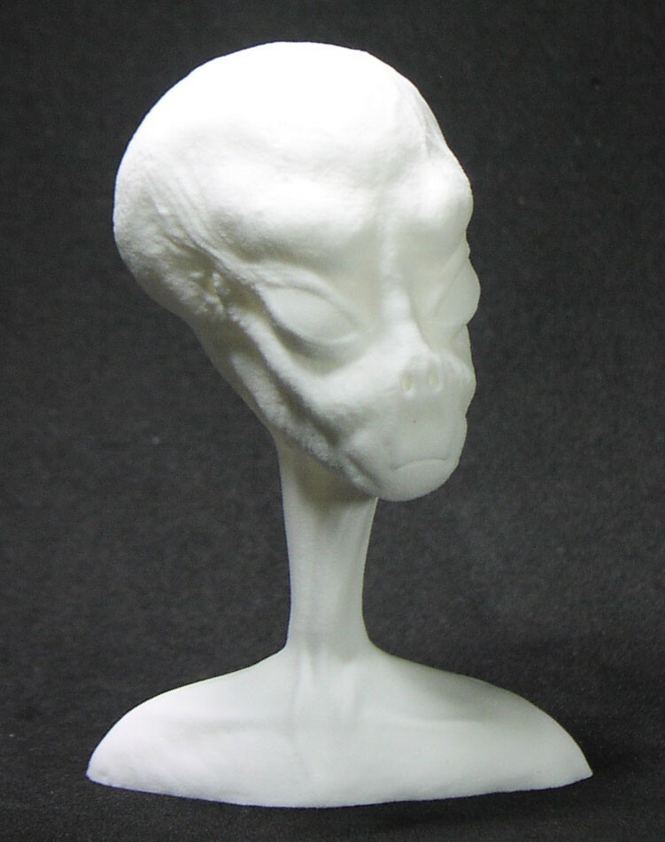 3D printed Alien Head Bust