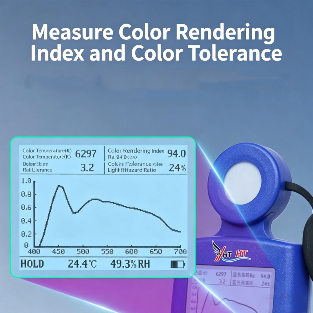 Digital Light Meter Color Temperature Tester Lighting Testing Tools