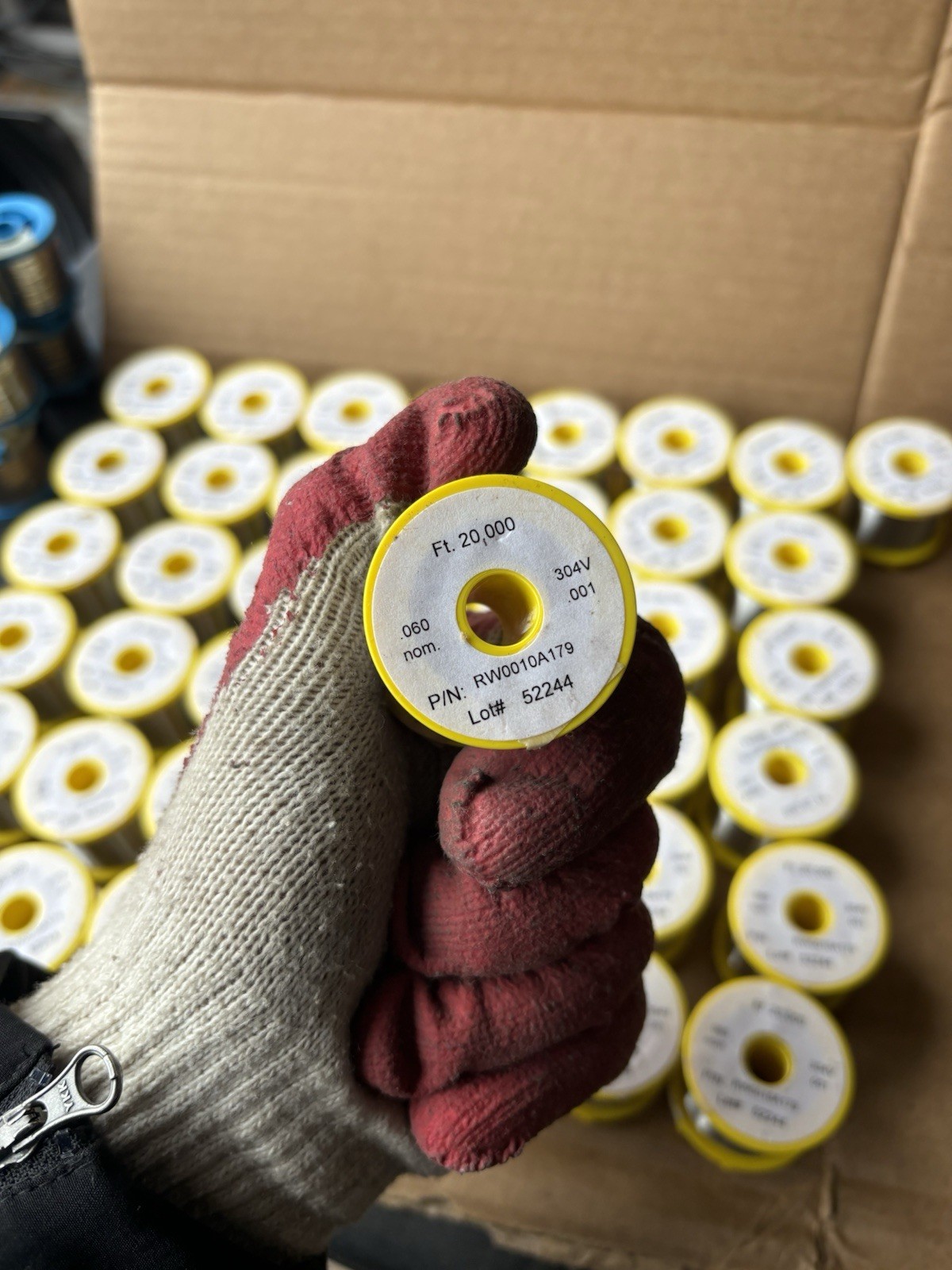 Ultra-Fine Stainless Steel Wire – RW0010A179 20,000 FT 304v -060 NOM -001 1 UNIT