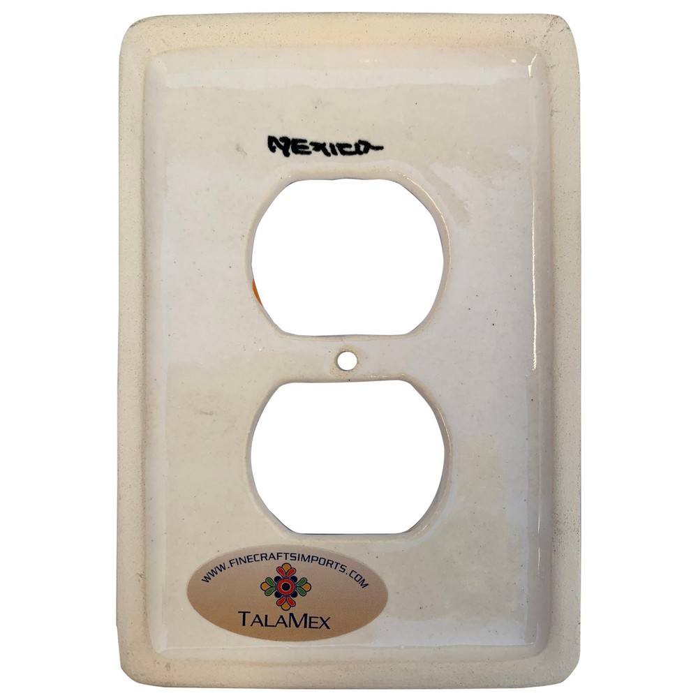 Mexican Ceramic Wall Plate Outlet Rainbow Switch Plate