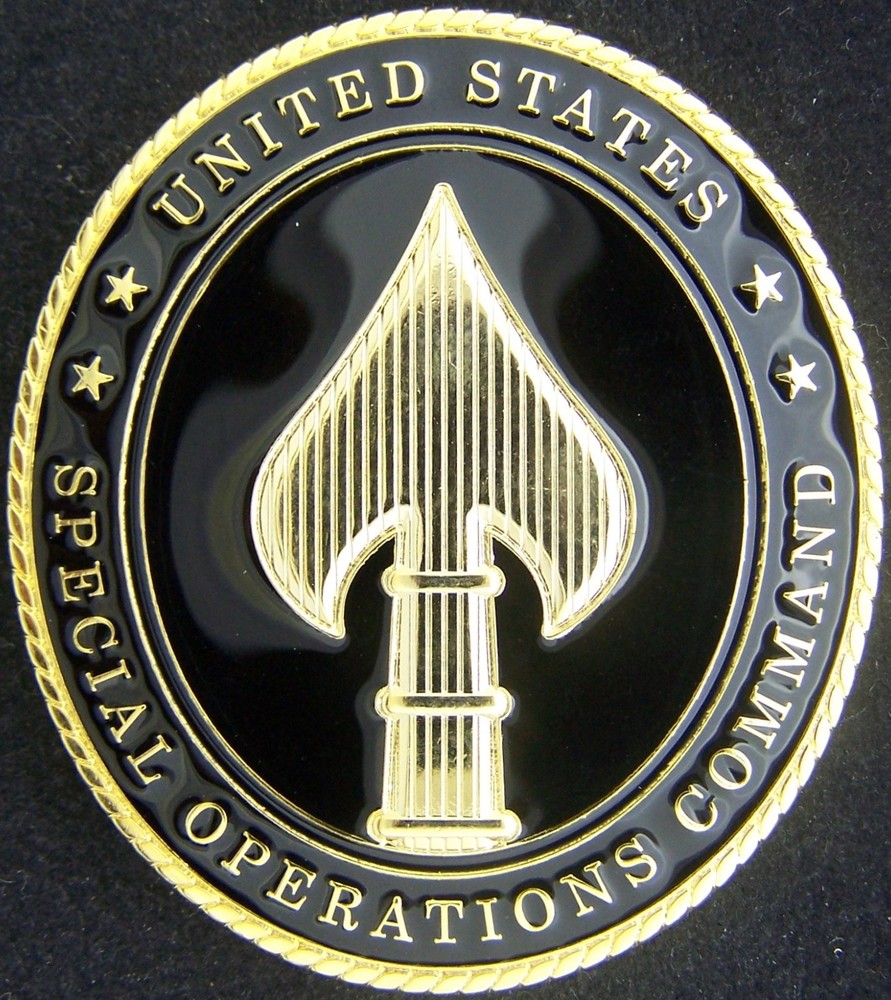 US Special Operations Command SOCOM Command Sergeant Major Challenge Coin