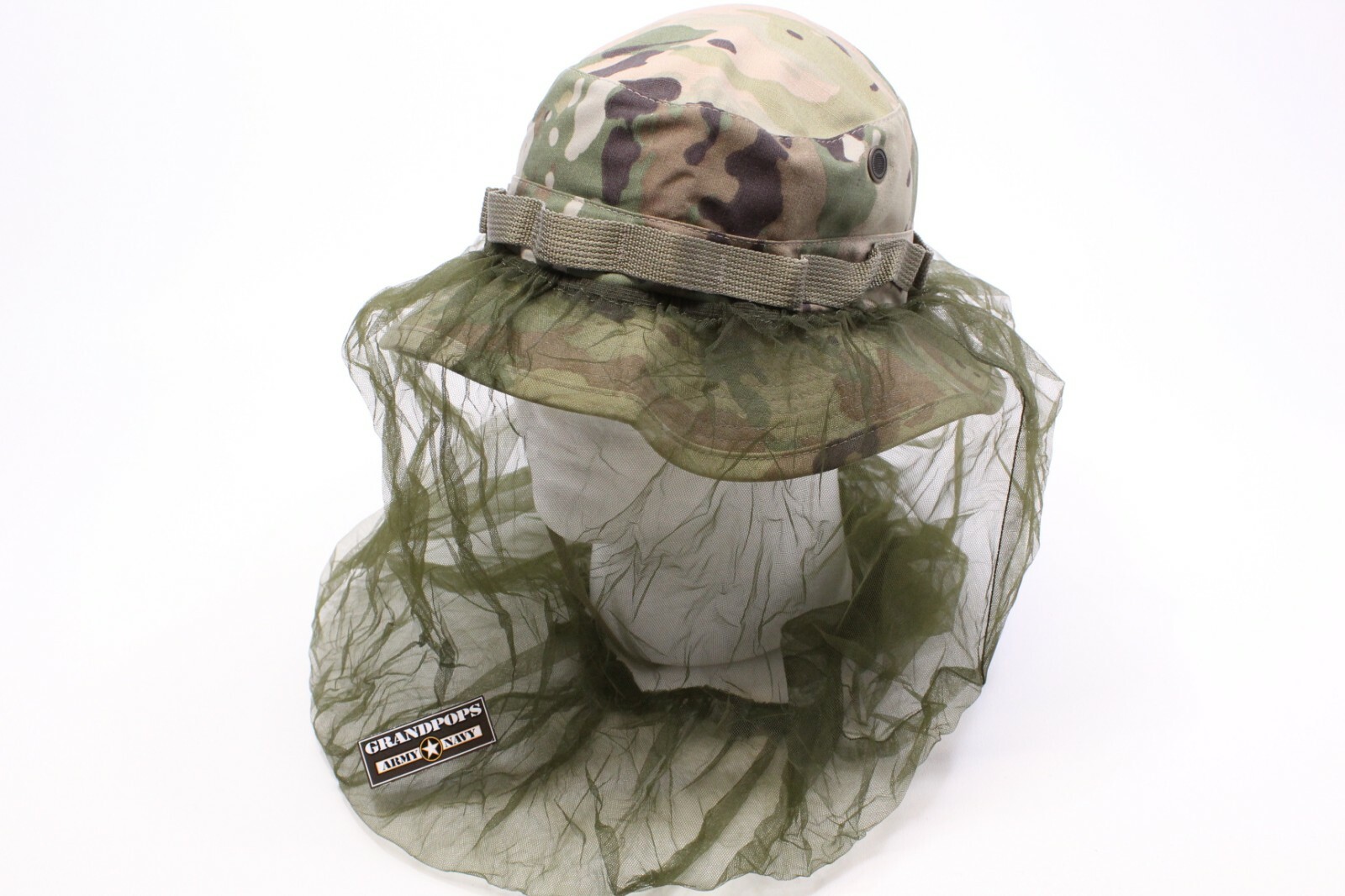 MILITARY MOSQUITO HEAD NET OPEN ON BOTH ENDS FOR JUNGLE HAT