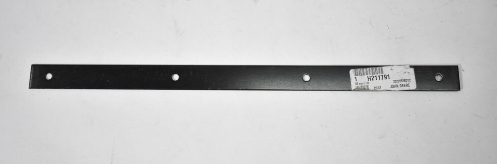 Unloading Auger Boot Strip Metal Hardware Black H211791 For John Deere