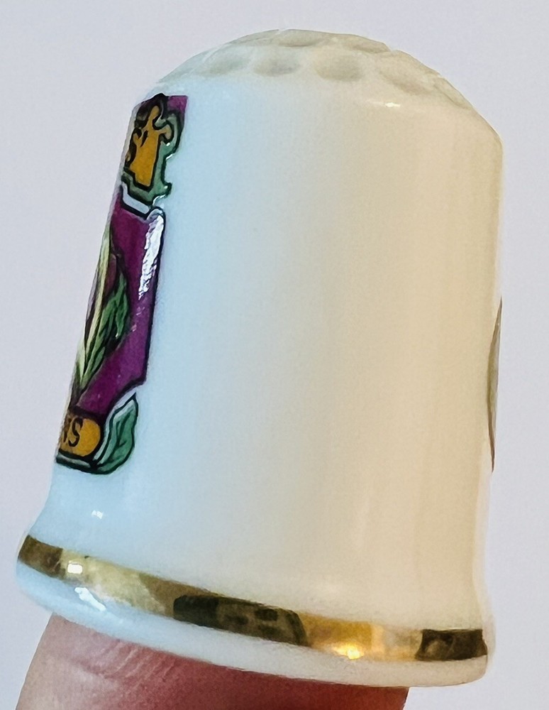 Vintage Advertising Thimble 1981 Shakers Canned String Beans