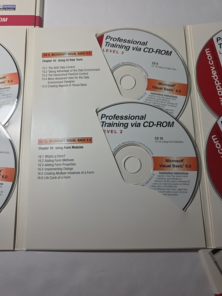 AppDev Visual Basic 6.0 14 CD Interactive Training BEGINNER TO ADVANCED
