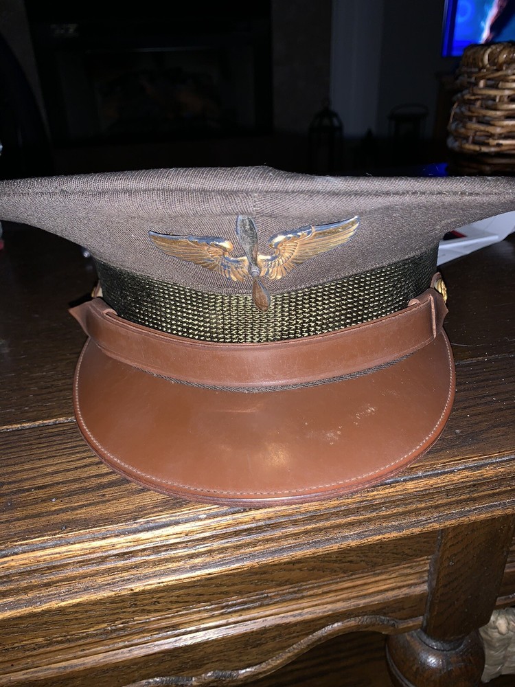 Authentic WW2 Pilots Cap Air Force Actual Issue