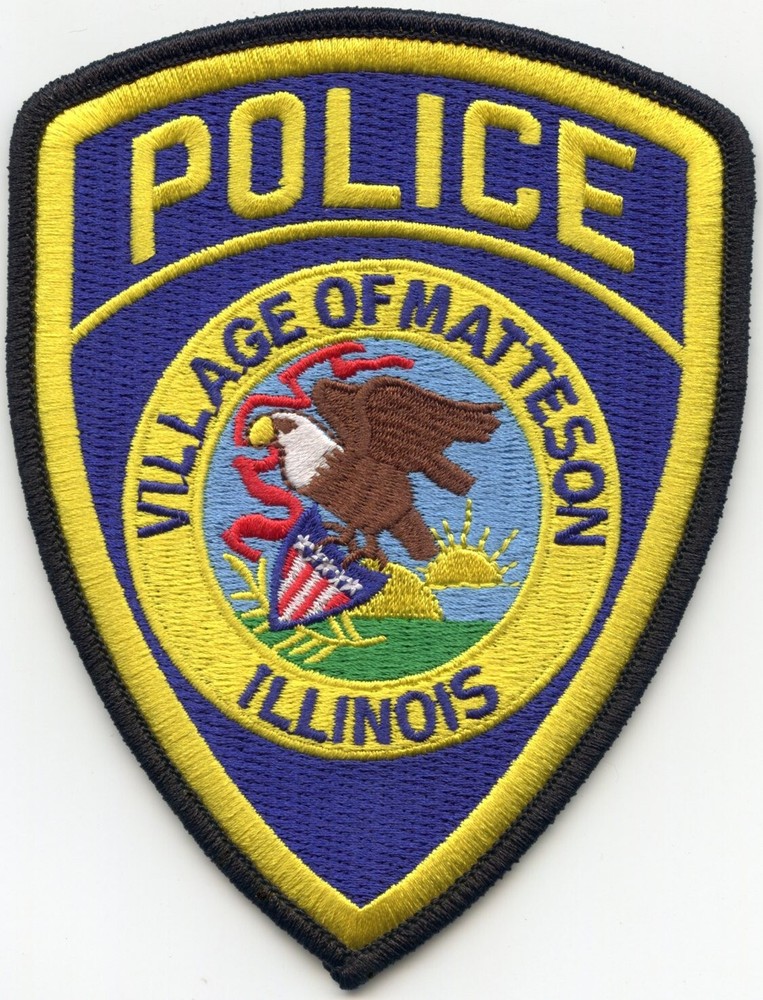 MATTESON ILLINOIS POLICE PATCH