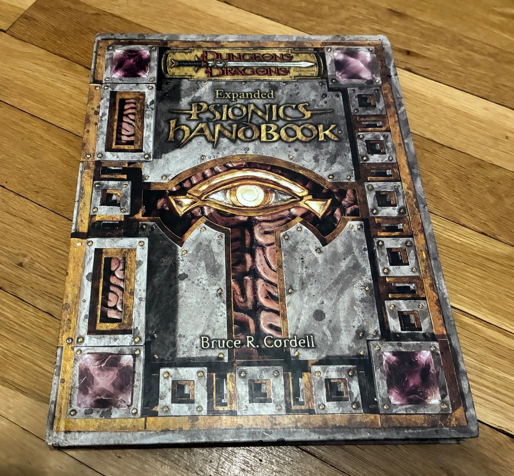 Dungeons & Dragons 3.5 Expanded Psionics Handbook HC D20