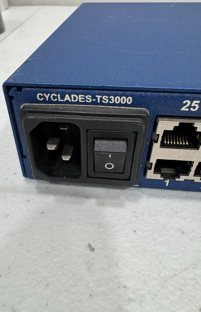 Cyclades TS3000 48-Port Console Server Rackmount UNTESTED As-Is