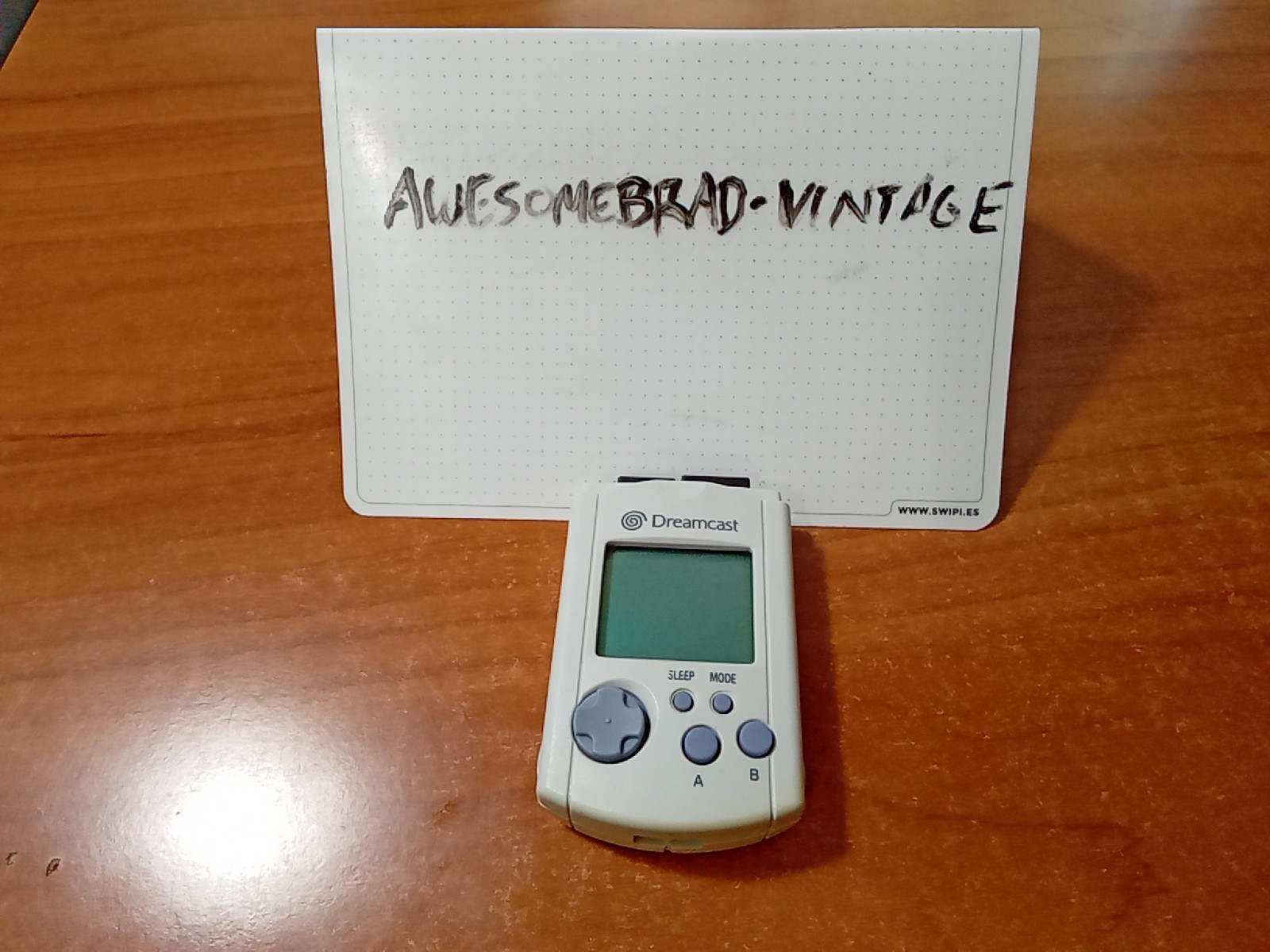 OEM Sega Dreamcast VMU Memory Unit HKT-7000 - White *TESTED*