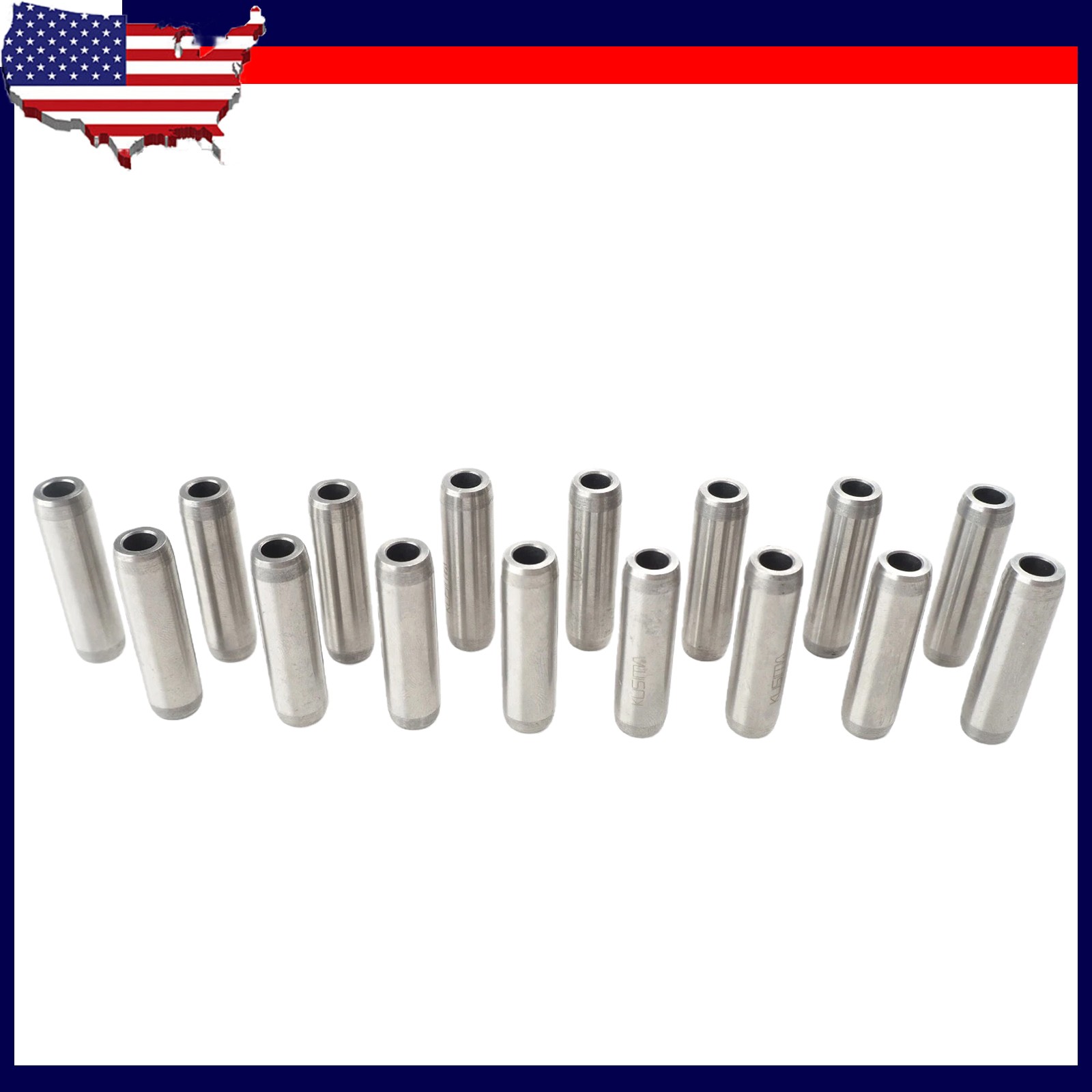 LR010702 16x Engine Cylinder Head Valve Guide 3.0 V6 5.0 V8 For Land Rover 10-23