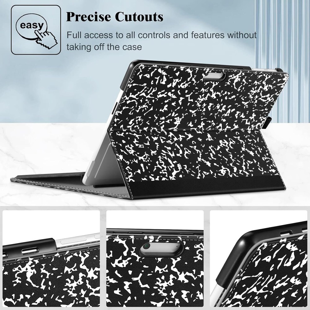 For Microsoft Surface Pro 10 (2024) Multiple Angle Case Portfolio Business Cover